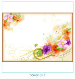 marco de fotos de flores 697