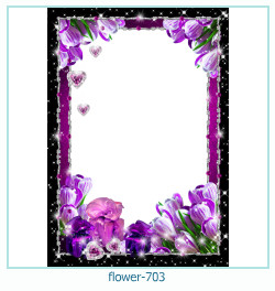 marco de fotos de flores 703