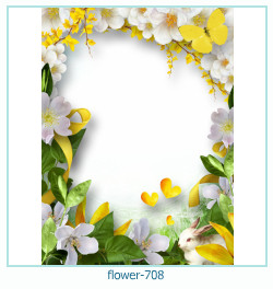 marco de fotos de flores 708