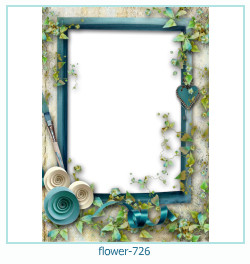 marco de fotos de flores 726