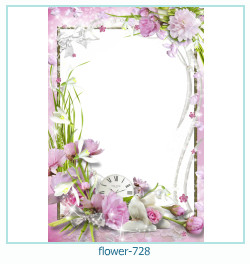 marco de fotos de flores 728