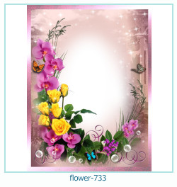 marco de fotos de flores 733