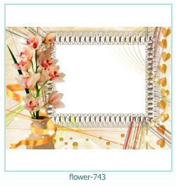 marco de fotos de flores 743