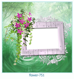 marco de fotos de flores 751