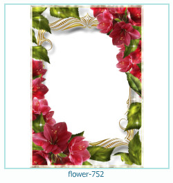 marco de fotos de flores 752