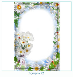 marco de fotos de flores 772