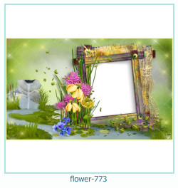 marco de fotos de flores 773