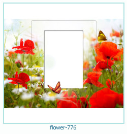 marco de fotos de flores 776