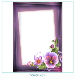 marco de fotos de flores 781