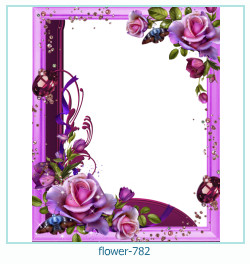 marco de fotos de flores 782