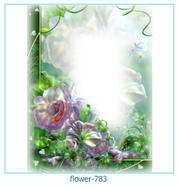marco de fotos de flores 783
