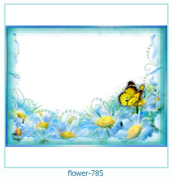 marco de fotos de flores 785
