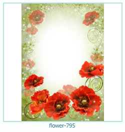 marco de fotos de flores 795