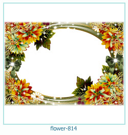 marco de fotos de flores 814