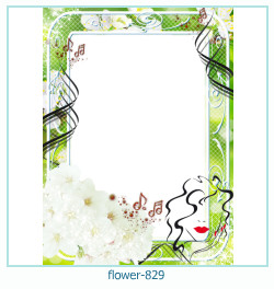 marco de fotos de flores 829