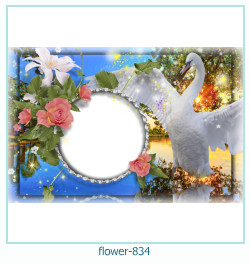 marco de fotos de flores 834