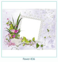 marco de fotos de flores 836