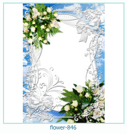 marco de fotos de flores 846