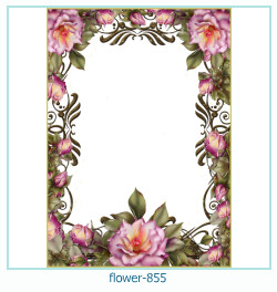 marco de fotos de flores 855