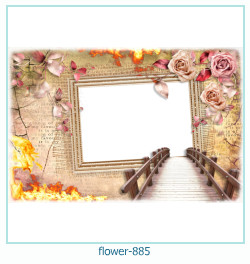 marco de fotos de flores 885
