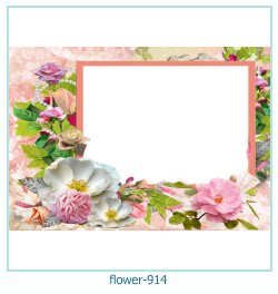 marco de fotos de flores 914