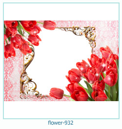 marco de fotos de flores 932