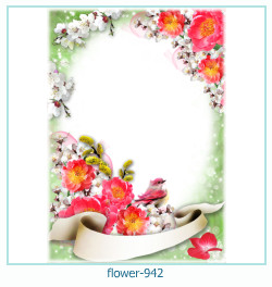 marco de fotos de flores 942