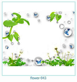 marco de fotos de flores 943