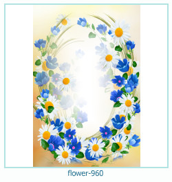marco de fotos de flores 960