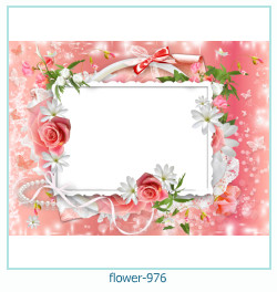 marco de fotos de flores 976