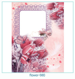 marco de fotos de flores 980