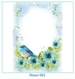 marco de fotos de flores 983