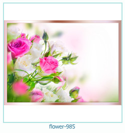 marco de fotos de flores 985