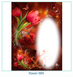 marco de fotos de flores 989