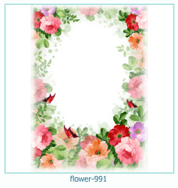 marco de fotos de flores 991