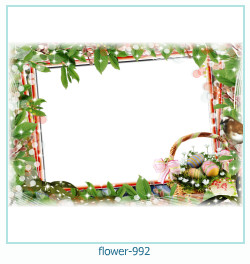 marco de fotos de flores 992