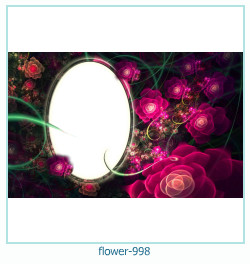 marco de fotos de flores 998