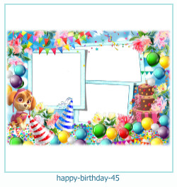 marcos de feliz cumpleaños 45
