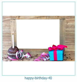 happy birthday frames 40