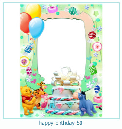 happy birthday frames 50