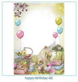 marcos de feliz cumpleaños 60
