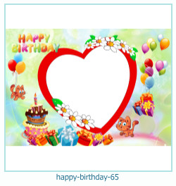 marcos de feliz cumpleaños 65
