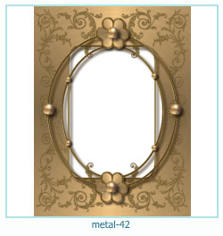 marco de fotos de metal 42