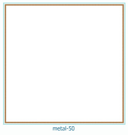 marco de fotos de metal 50