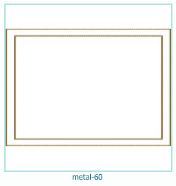 marco de fotos de metal 60